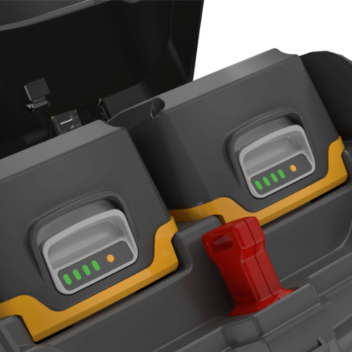 Stiga Aero 132 e Kit Batteridrevet plæneklipper incl 2 batterier (4 Ah)